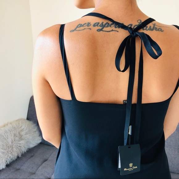 NWT Massimo Dutti black maxi dress - Picture 2 of 8